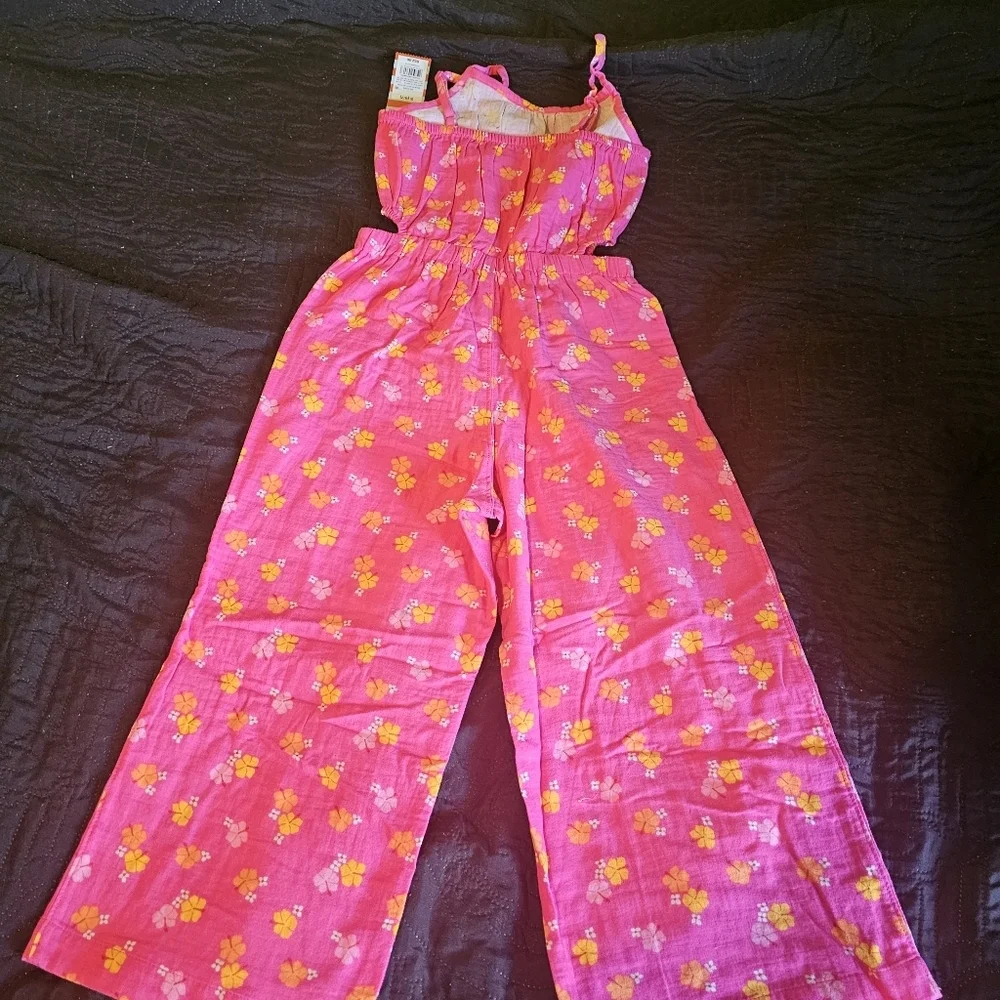 Cat‎ And Jack Pinkmulti Floral Romper